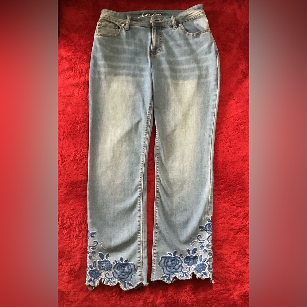 Inc cropped denim jeans